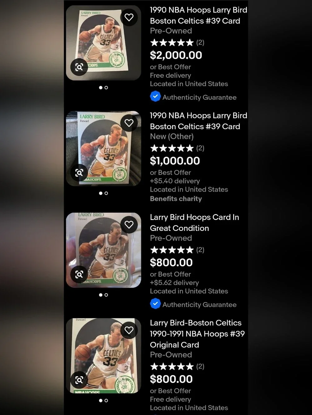 NBA Hoops official trading